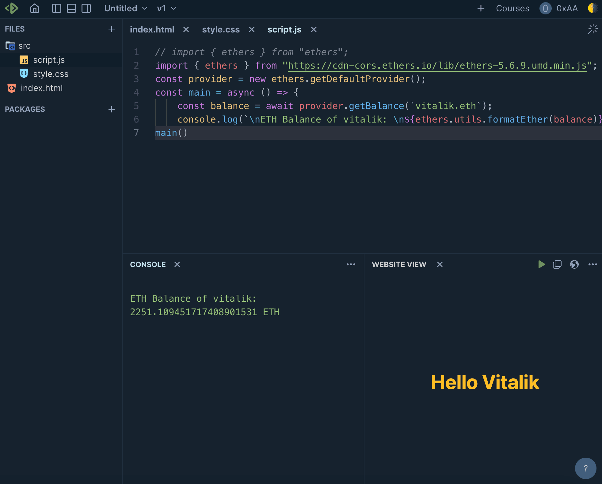 Hello Vitalik